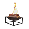Lareira 50cm P/ Jardim Fogueira Externa Portatil a Lenha Fire Pit - 1