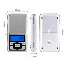 Mini Balança Digital Alta Precisão de Bolso Portátil 500g - 6