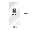 Ver imagem 5 de Espelho Grande Corpo Inteiro 120cm x 60cm Retangular Luxo Decoração Quarto Sala