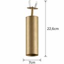 Ver imagem 3 de Jogo 2 Spots Dourados Neo Alumínio E27 PAR20 Bivolts Luminária 22,6cm Dital
