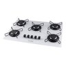 Cooktop 5 Bocas Built Vidro Branco - 1