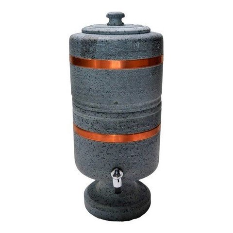 Filtro de Água de Pedra Sabão Torneira e Vela Completo 10 L São José Filtro 10 Litros