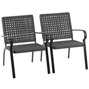 2 Poltrona Alumínio Corda Náutica Porto Rico Área Jardim Piscina Trama Original