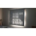 Ver imagem 4 de Persiana Vertical Cinza - 2,60m Larg X 1,50m Alt - Tecido Blackout - Persianet