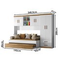 Ver imagem 3 de Dormitorio Infantil 3 Peças Flex 990180 Branco Nature Plla Branco Nature