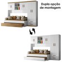 Ver imagem 4 de Dormitorio Infantil 3 Peças Flex 990180 Branco Nature Plla Branco Nature