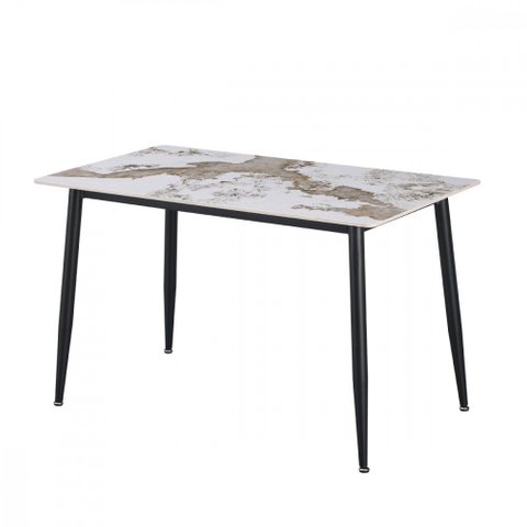 Kit Mesa de Jantar Tampo Granito com 4 Cadeiras 120cm Caemmun