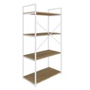 Ver mais imagens de Estante c/04 Prateleiras Yon 60cm Est.Branca