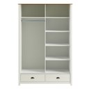 Ver imagem 4 de Guarda-roupa Topázio 2 Portas de Correr Branco/freijó Madeira Pinus - Finestra