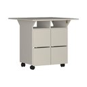 Ver mais imagens de Mesa Tampo Dobravel 4 Bancos 80x80 Cm B10 Branco Novam