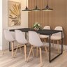 Mesa de Jantar 8 Lugares Industrial Espresso Móveis - 4