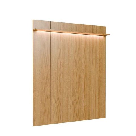 Painel para TV até 85" com Prateleira e LED Neon Float 178 cm - Carvalho