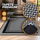 Ver imagem 7 de Tapete Sisal Art 1174 Sala Quarto Escritório Preto Cinza
