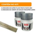 Ver imagem 3 de Kit 2 Fluxo de Solda Pasta Prata + 5 Varetas de Solda 1 Unidade