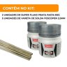 Kit 2 Fluxo de Solda Pasta Prata + 5 Varetas de Solda 1 Unidade - 3