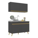 Preto/Dourado