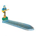 Ver imagem 1 de Incensário Régua Cigano em Resina 23 Cm - Selecione a Cor:azul Claro