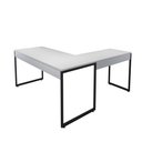 Ver imagem 4 de Conjunto Mesa em L e Estante Nick Branco Preto