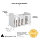 Ver imagem 4 de Quarto de Bebê com Berço Americano e Cômoda 1 Porta 4 Gavetas 100% MDF Mimo Espresso Móveis