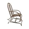 Cadeira de Balanço em Fio para Varanda/area Adulto Marrom - 2