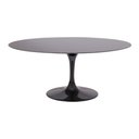 Ver imagem 2 de Mesa Saarinen Oval São Gabriel 198x122cm - Base Preta