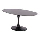 Ver imagem 1 de Mesa Saarinen Oval São Gabriel 198x122cm - Base Preta