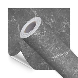 Papel de Parede Adesivo Lavavel Marmore Cinza Escuro - 1
