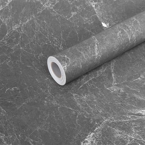Papel de Parede Adesivo Lavavel Marmore Cinza Escuro Open Star 32955
