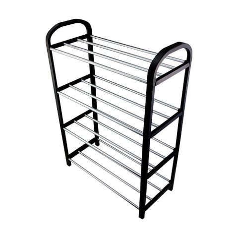 Sapateira Prateleira para Sapatos Chinelo Sandálias Cor:preta