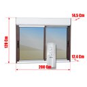 Ver imagem 2 de Janela Alumínio Elite 2F.Móv.c/Pers.Integ.Mot.Cont.Rem 120x200 V.Ref.Mix Brimak