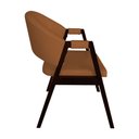 Ver imagem 3 de Kit 4 Cadeiras Helen para Mesa de Jantar Madeira Maciça Castanho Premium Assento Facto - Caramelo