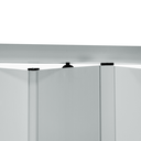 Ver imagem 5 de Porta Sanfonada Pvc Translucida 260x156 Cinza