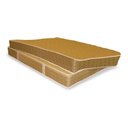 Ver imagem 2 de Capa de União-junção Colchão Hotelaria Queen Plush S-pillow Bordado Brown (156x188x26) - Probel