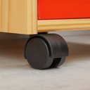 Ver imagem 7 de Gaveteiro Escritório Madeira Maciça 5 Gavetas Rodízios Lagos Colorido