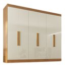 Ver imagem 3 de Guarda-Roupa Casal 6 Portas 2 Gavetas 100% MDF Bege Albert