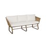 Conjunto de Sofás 5 Lugares Corda Náutica Alumínio Tecido Impermeável Área Externa Jardim Piscina - 2