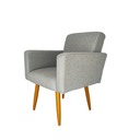 Ver imagem 3 de Kit 2 Poltronas Estar Cadeira Decorativa Escritório Recepção Sala - Papirre Decor