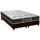 Ver imagem 1 de Cama Box King: Colchão Molas Bonnel Probel Prolastic ProDormir Sleep + Base CRC Suede Marrom(193x203