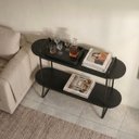Ver imagem 4 de Aparador Ello Sala de Estar Pés de Aço Tubular 120 cm