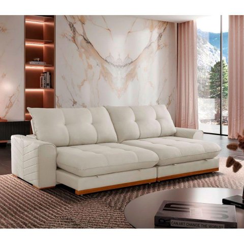 Sofá Argo Linho 02 Módulos 80 Cm B25cm Meu Sofá Online A302 Linho Branco