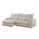 Ver imagem 2 de Sofá Argo Linho 02 Módulos 80 Cm B25cm Meu Sofá Online A302 Linho Branco