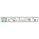 Ver imagem 2 de Faixa Decorativa Papel Parede Infantil Animais Carro - Cor Verde