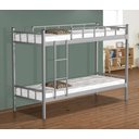 Ver imagem 3 de Beliche Aço Tubolar, 2 Pessoas Colchão de 0,78:beliche/cinza