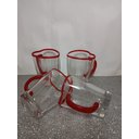 Ver imagem 2 de Kit 04 Xícaras Formato Coração Cappucino/ Café/ Chá 240ml