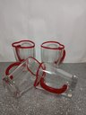 Ver imagem 2 de Kit 04 Xícaras Formato Coração Cappucino/ Café/ Chá 240ml