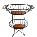 Ver imagem 1 de Fruteira 2 Andares Oval Pequena:preto