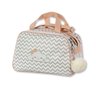 Bolsa Maternidade Chevron Nuvem Rosé 34cm - 1