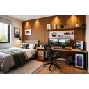 Ver mais imagens de Painéis Ripados Wpc 18mm Freijó 280x16cm - Revestimento Decorativo Parede Sala Quarto Cozinha