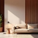 Ver imagem 3 de Painéis Ripados Wpc 18mm Freijó 280x16cm - Revestimento Decorativo Parede Sala Quarto Cozinha