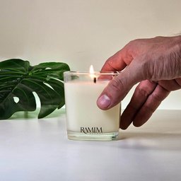 Vela Aromática Premium Quadrada com Tampa de Madeira - 5